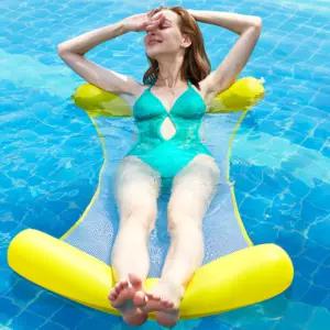 여름바캉스 물놀이 워터해먹튜브 수영장비치 휴양지 튜브 휴대간편