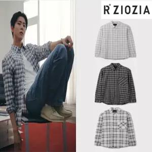 [롯데백화점]리얼지오지아 [26SS] 남성 체크 긴팔 셔츠 4컬러 AAG2WC1801