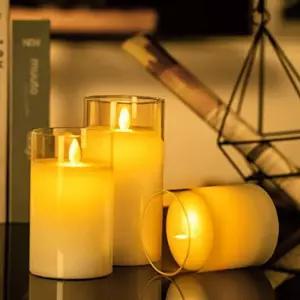 흔들리는 불꽃이 리얼 3종세트 LED양초 전자초 티라이트 촛불 LED 캔들 양초 전자 리얼