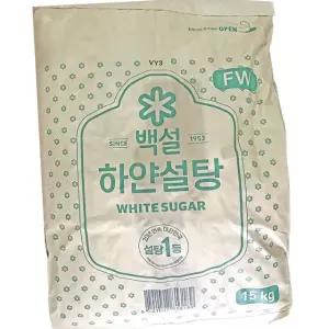 백설 FW용 하얀 설탕 15kg 제과