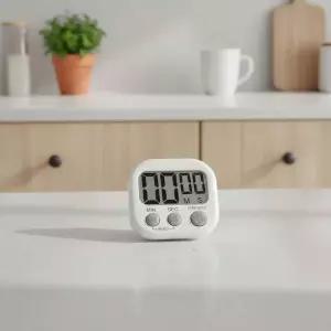 디지털 요리 조리시간 알람 시계 LCD 주방 타이머 마그네틱 거치대형