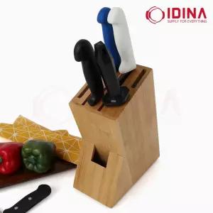 도시엔 대나무 칼꽂이 (대 9구) (CG30293)보관 보관함 주방 부엌 조리도구 블럭 블록 칼집