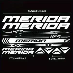 1세트 독특한 메리다 디자인 스티커 컬렉션 헬멧 장식 냉장고 자석 자전거 프레임에 적합