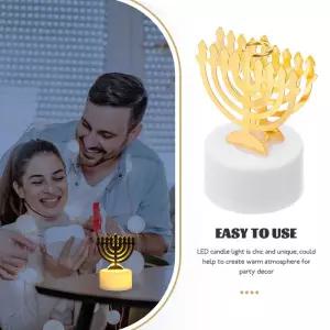 LED 전자 조명 작은 무염 전기 파티 하누카 축제 탁상용 장식용
