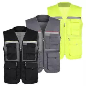 다용도 작업복 신호수 도로안전조끼 야광 등산 낚시 단체 아웃도어 빅사이즈 [SPM] 안전반사띠망사조끼