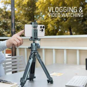 신형 스코픽 카본 파이버 삼각대 데스크탑 카메라 1/4 볼헤드 포함 DJI 로닌 RS4 미니 짐벌 DSLR 비디오 VL