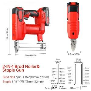 리튬 배터리 네일건 X-F32/9022 2 in 1 듀얼 모델, 직선 못