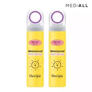 레시피 워터프루프 선 스프레이 SPF50+ 80ml 2개