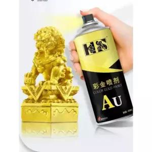 금색 작품 불상 스프레이락카 도색용 페인트 색 미술 골드 공예 락카 스프레이 도금 입히기