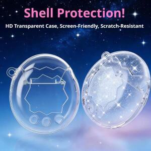 다마고치 놀이공원용 호환 보호 케이스 게임 콘솔 하드 쉘 PC 낙하 방지 투명 미끄럼