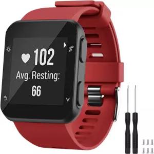 가민 포러너 35용 탑퍼펙트 시계 밴드 35 스마트 워치와 호환되는 소프트 실리콘 교체 스트랩