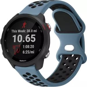 멜리야 밴드 가민 포러너 245/645 및 55/158 호환 645/245 음악 스마트 워치용 20mm 교체 소프트 실리콘