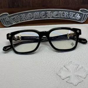 미국 크롬 하츠 콕스 유커 블랙 사각 안경 전체 테두리 아세테이트 금속 십자가 358402909030