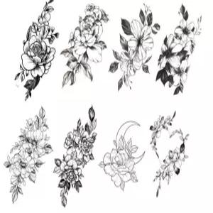 타투스티커 바디 문신 트렌디 헤나 스티커