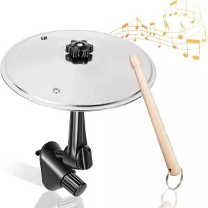 미앤 자동차 심벌 에어 벤트 미니 드럼 스틱이 장착된 크래시 세트 운전자를 위한 재미있는 스트레스 해소