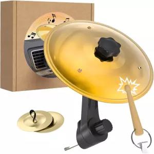 자동차 심벌 에어 벤트 미니 드럼 스틱과 손가락 2개가 포함된 크래시 세트 재미있는 대시보드 악기 Gfit