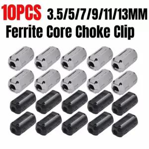 TDK 페라이트 코어 초크 클립 노이즈 억제기 필터 링 케이블 클램프 RFI EMI 오디오 및 비디오 전원 코드용