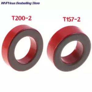 T200-2 다리미 페라이트 토로이드 코어 인덕터용 파우더 레드 링 낮은 투과성 T157-2 51*32*14mm