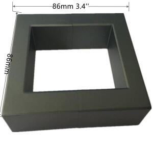 UF86A 라운드 344mm 13.5 ''초대형 U 모양 변압기 코어 UU86/43/28 아이솔레이터 페라이트 비드, MnZnPC40,