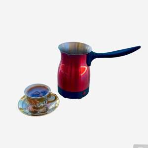 전기 터키식 커피 메이커 워머 주전자 끓이고 포트 유지 그리스 여행용 스테인리스 물을 사이즈 3L 터치