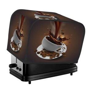 브라운 커피 아트 토스터 커버 슬라이스 가방 오븐 와이드 먼지 기계 액세서리 가전 여성용 주방 가능한