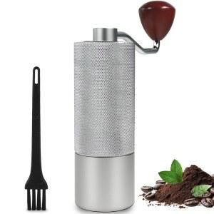 탈착식 스테인리스 스틸 원뿔형 알루미늄 커피 클리닝 모카 그라인딩 실버 프레스 가능한 포트 그라인더