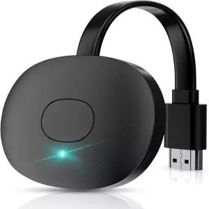 AT-Mizhi 4K 무선 HDMI 디스플레이 동글 어댑터 - 미러 스크린 리시버가 iPhone/Pad/Mac/Android/Win