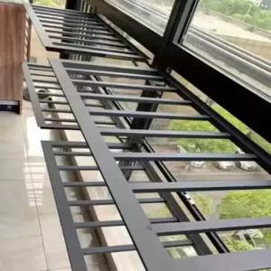 접이식 건조대 창문안전가드 베란다 창문난간 설치형 다용도