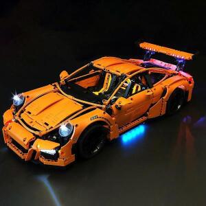 모형용 금속 에칭 파츠포르쉐 911 GT3 RS 42056 빌딩 블록 장식용 램프에 적합한 LED 라이트 않음)