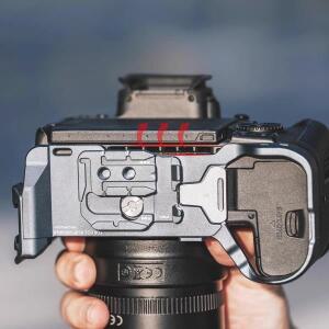 캐논 호환호환 EOS R5C R6 R5II R6II용 FALCAM 퀵 릴리즈 L-플레이트 브래킷 - 짐벌, 삼각대, 슬라이더용