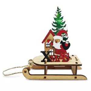 썰매타는 LED 원목 산타 램프 조명 만들기 초등과학 학습완구 연구실 두뇌개발 중학교