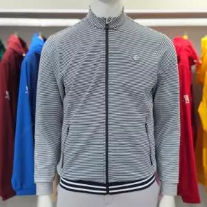 루이까스텔 SS 남성 배색 스트라이프 풀집업 티셔츠 7MOTS351