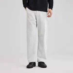 윈터솔져 팬츠 남성용 가을 긴 데님라이크 트윌 배기핏 데일리룩 밴드 KUK3