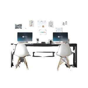 2인 게이밍 240CM 게이밍책상 선반 재택근무 PC방 커플 학원 데스크 2m 책상