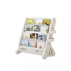 책상책장 낮은 플라스틱 전면 오픈 거실책장 수납 회전책장 책꽃이