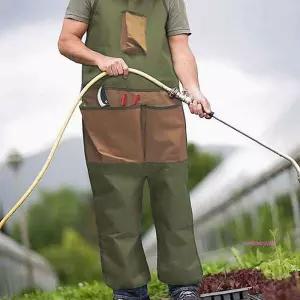 예초기 작업복 벌초 원예 안전 앞치마 목공 보호장비 하의 기바지 기안면보호 멜빵ijk500