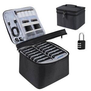 크리시넌트 하드 HDD용 장치가 케이스 있는 5인치 보관 베이 14 가방 보호 드라이브