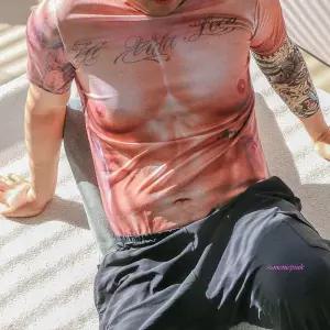 근육몸짱 웃긴 옷티셔츠 맨티 진짜같은 타투 선물 옷반팔 쓸데없는 재미있는 문신 복근klm974