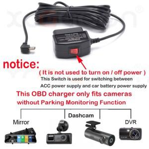 호환 대시캠 블랙박스 24H 주차 모니터링 하드 와이어 키트 충전기 벅 라인 OBD-Dashcam 미러 CarPlay DVR