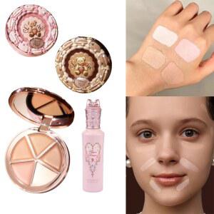 Flower Knows Sweetie 4컬러 컨실러 팔레트 방수 롱래스팅 텍스처 메이크업 풀커버리지 크리미