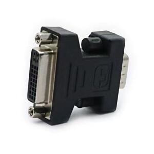 DVI 암-수 어댑터 24+5핀 암-15핀 VGA 수 케이블 포트 컨버터 (모니터/컴퓨터용)