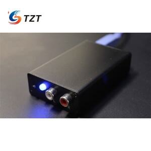 호환 TZT A61 아날로그-디지털 변환기 RCA-광동축 출력 ADC(48KHz 96KHz 192KHz 샘플링 속도 포함)