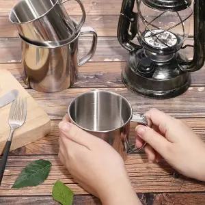 여행용스텐컵 아웃도어캠핑컵 350ml 등산머그컵 등산머그컵