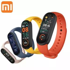 스마트 워치 손목 밴드 Xiaomi M6 팔찌 피트니스 트래커 심박수 혈압 모니터 메시지 제어 남성 여성 디지털