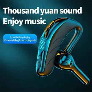 호환  X13 싱글 이어 헤드셋 마이크 포함 무선 5.2 이어폰 노이즈 캔슬링 방수 이어피스 핸즈프리 긴 대기