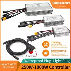 전기 자전거 KT 컨트롤러 36V 48V 방수 브러시리스 250W 350W 500W 1000W 1T5 2pin 여성 라이트 기능