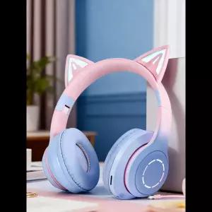 호환  무선 헤드셋 긴 배터리 수명 Jerry 5.3 업그레이드 야광 고양이 귀 무선 헤드셋 컴퓨터 universal