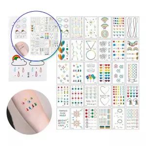 쌍문상회 지금 필요한 감각적인 타투스티커 30P 문신 헤나 판박이 꾸미기 바디데코