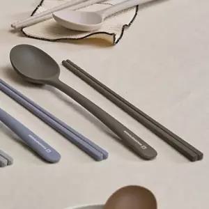 실리콘 수저세트 숟가락 젓가락 볶음스푼 다크그레이