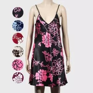 부드럽고 편안한 여성스러운 홈웨어 원피스 슬립 스타킹 여성내의 팬츠 팬티스타킹